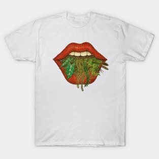 Mouth full of plants T-Shirt